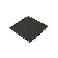 18.4 in. X 18.4 in. Black PVC Garage Flooring Tile
