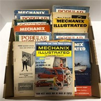 BOX: 1950s MECHANIX ILLUSTRATED, POPULAR