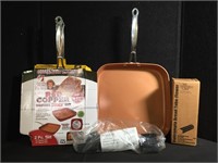 Red Copper Cookware and Pampered Chef
