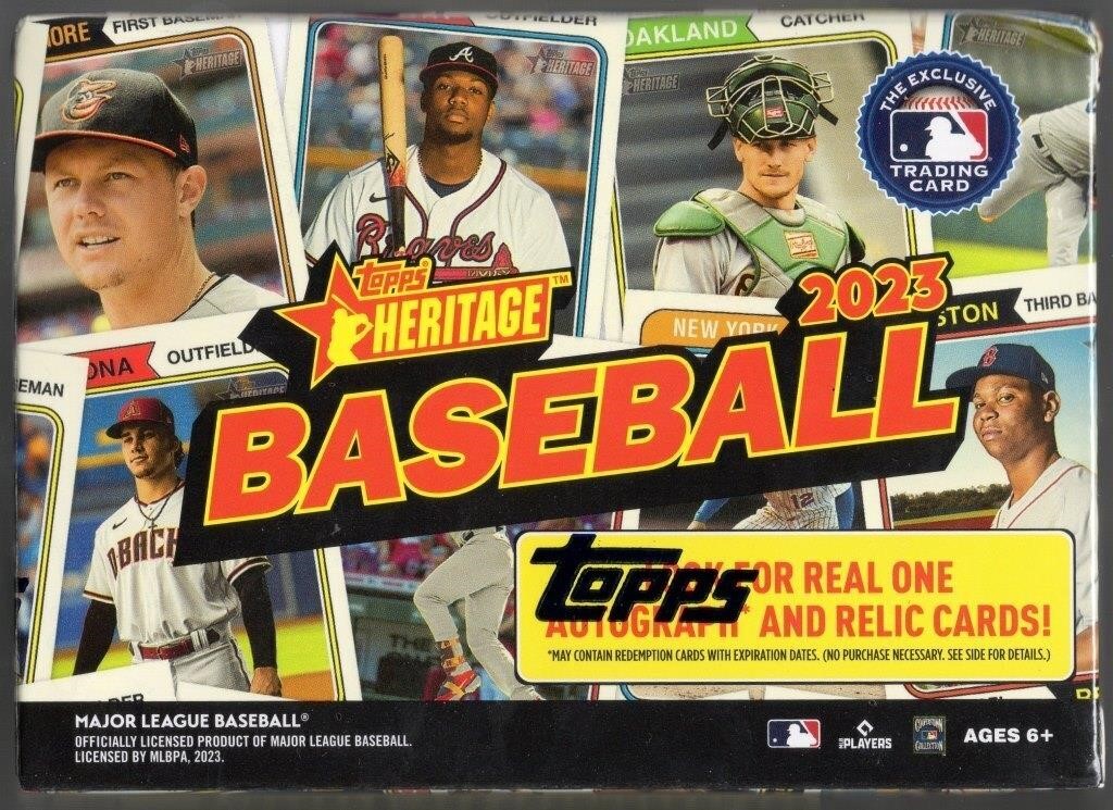 2023 Topps Heritage Baseball Blaster Box - 72