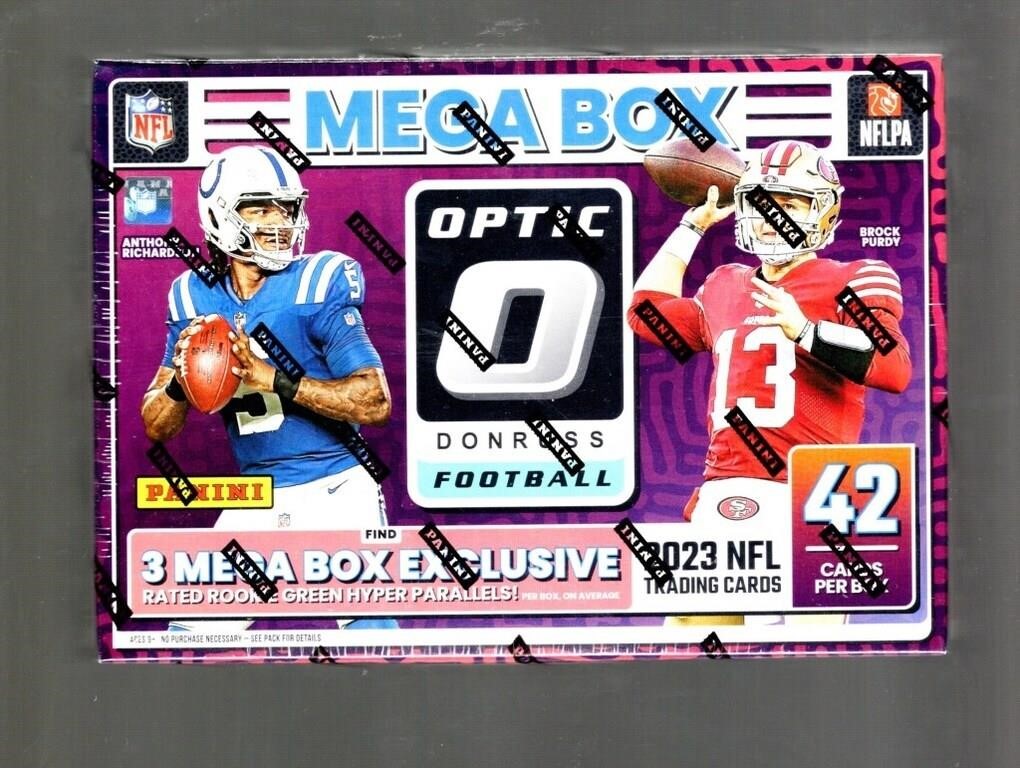 2023-'24 Donruss optic Football Mega Box - 3 Green