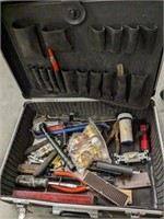 LOCK BOX WITH ASSORTED TOOLS