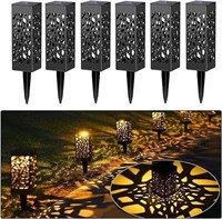 6 Pack Outdoor Solar Lights Solar Powered Outdoo