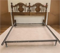 Mid-Century Full Size Bed Frame