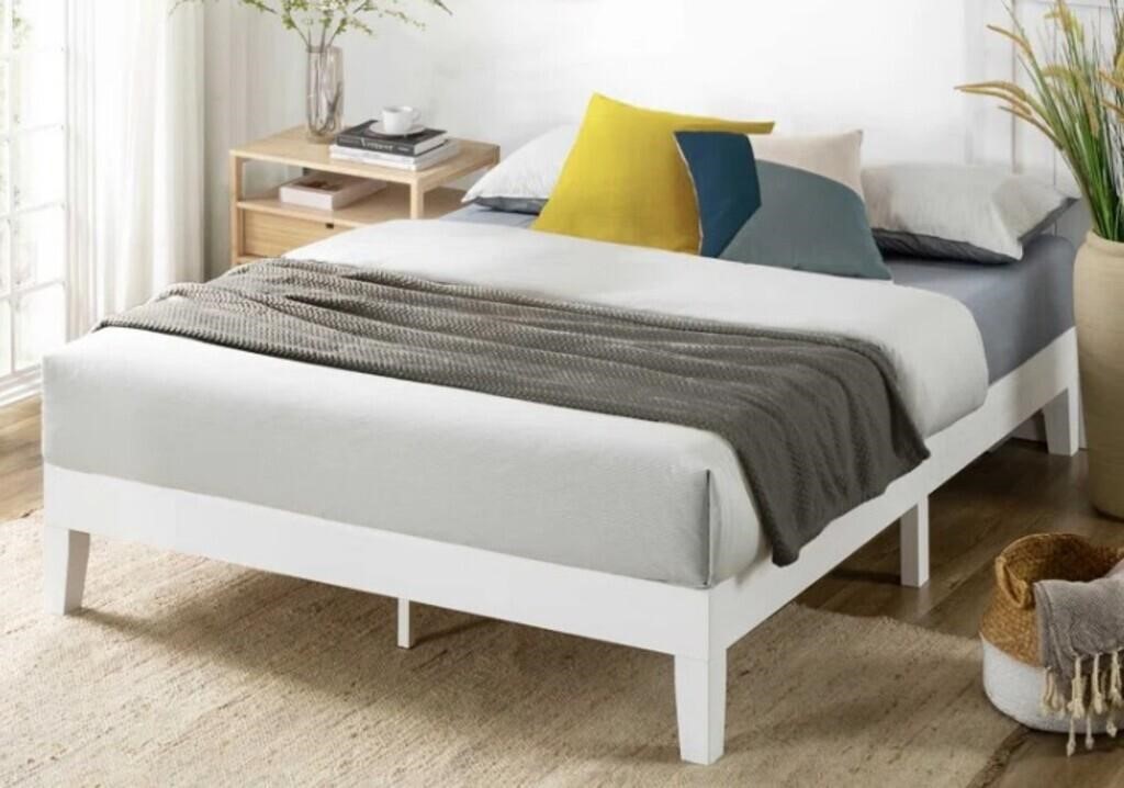 NEW*Amaryn Solid Wood Platform Bed WHITE TWIN