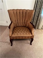 Vintage Mid Century Slipper Chair with