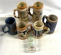 Beer Stein  and mugs