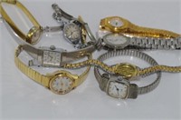 Quantity of various wristwatches