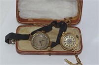 Two vintage 9ct cased watches