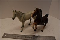 2 - Ceramic Horse Ornaments