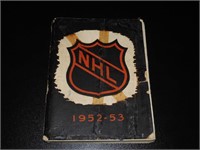 1952 53 NHL Press & Radio Guide