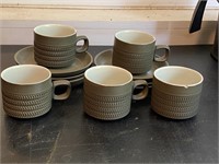 Denby Cups And Saucers