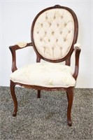 CAMEO BACK ARM CHAIR - 41"H