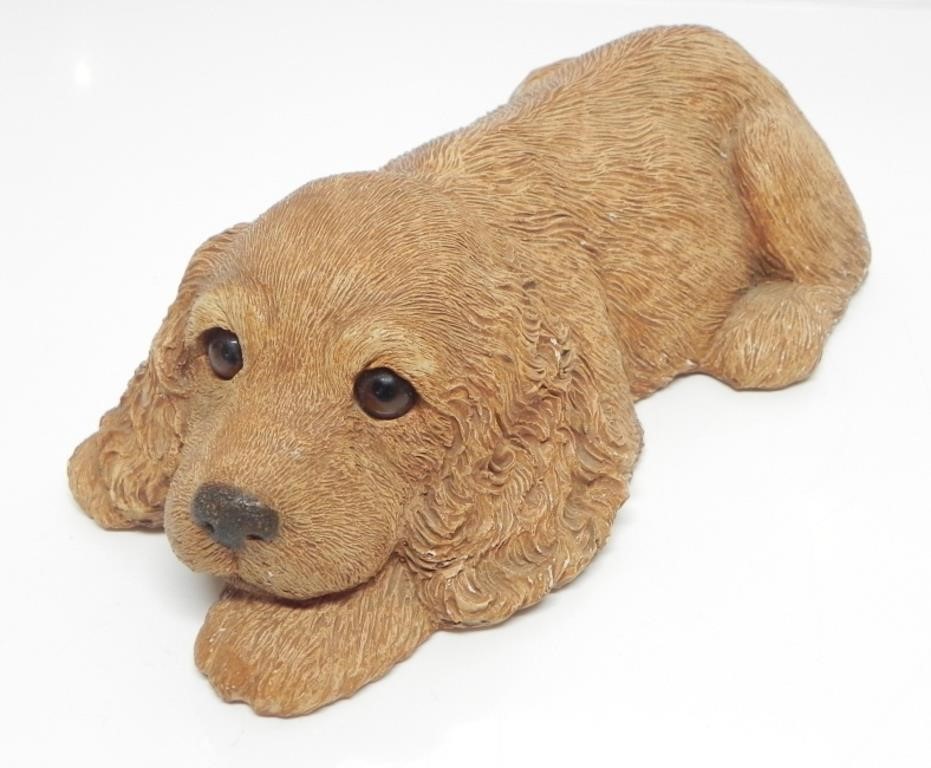 SGND SANDICAST SANDRA BRUE COCKER SPANIEL FIGURE