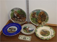 5 Wildlife Collector Plates