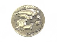 35g Sterling Medal, Harp Seals