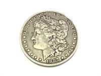 1887-O Morgan Silver Dollar, US Coin