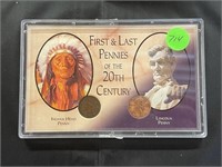 First & Last Pennies of The 20th Century