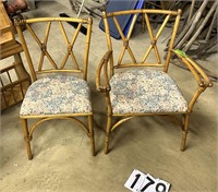 2 Bamboo Chairs