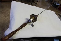 Eagle Claw Stream and Lake Reel on Metal Pole