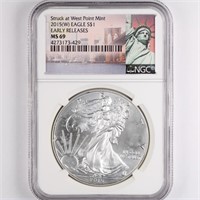 2015-(W) Silver Eagle NGC MS69