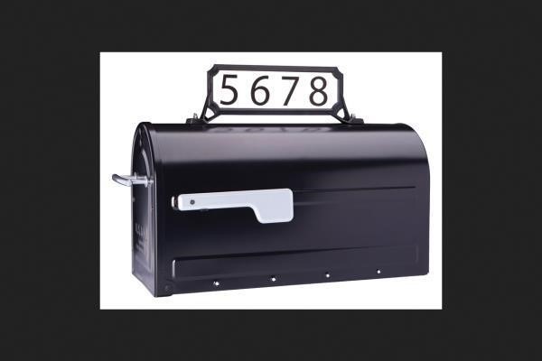 Manhattan Address Plaque Black