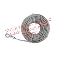 Blue Hawk 50’ Uncoated Cable, Galvanized
