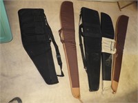 (5) padded gun bags