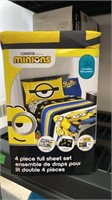 Minions 4 piece full sheet set