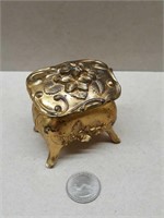 Jewelry Casket Footed Ring Box