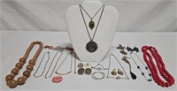 Necklaces, Earrings & Pins