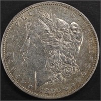 1880-O MORGAN DOLLAR AU