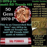 CRAZY Penny Wheel Buy THIS 1982-d solid Red BU Lin