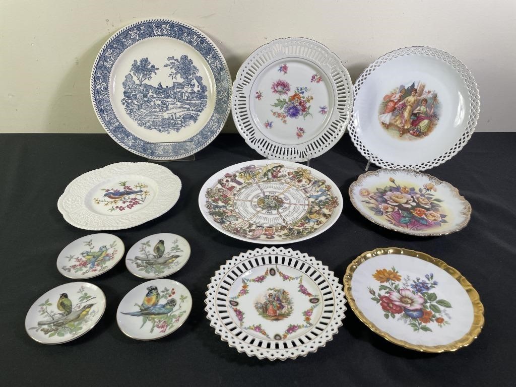 Decorative Porcelain & Ceramic Plates (12)