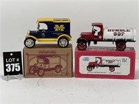 ERTL 1925 Kenworth Tanker Coin Bank with Key and