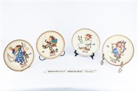 4 Hummel Plates 1972, 1973, 1974, 1976