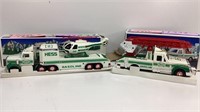 Hess trucks 1995 truck with helicopter and 1994
