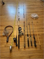 Fishing Poles, Reels & Nets