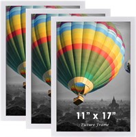 WOODSPACE White Picture Frames 11X17 3set
