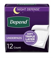 2pack Depend Underpads/ Disposable Incontinence