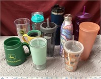 Lot Of Starbucks Cups, Tumblers, Tervis Tumblers