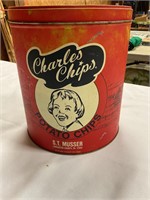 Charles Chips Tin Lancaster, PA