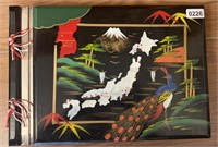 Hand Painted Black Laquer Musical Scrapbook, Japan
