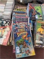 DC comic books in sleeves