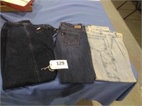 3 Pairs of Ladies Jeans - Size 10, 12, 13