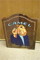 Joe Camel Dart Board Cabinet
