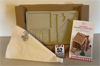 Stoneware Gingerbread House Mold