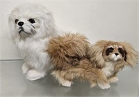 Lot Of 2 Realistic Standing Simulation Dogs