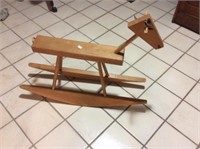 Rocking horse wood