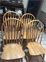 4 chairs